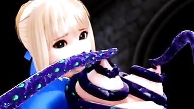 Blonde Anime Tentacle Porn - Blonde hentai girl fucked by tentacles Â» CartoonPorn24.com