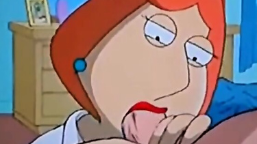 Lois Griffin blowjob and dick riding
